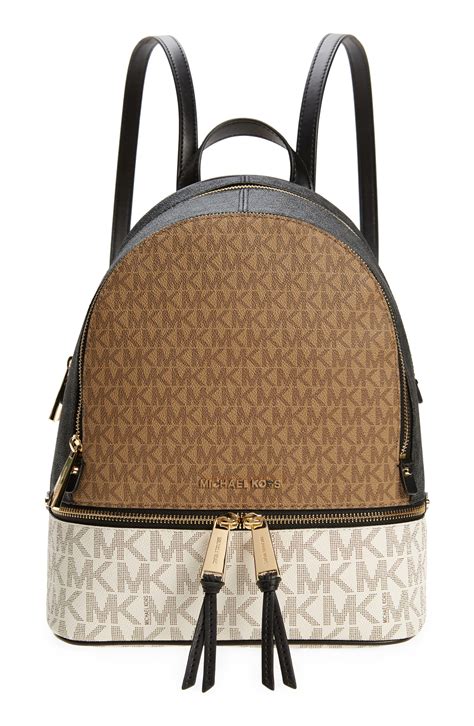 michael michael kors rhea zip mini messenger backpack|michael kors rhea backpack mini.